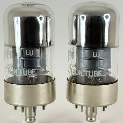Tested Matched Pair National Union 7A8 Tubes and Boxes Codes LU Loctal Tubes (a)
