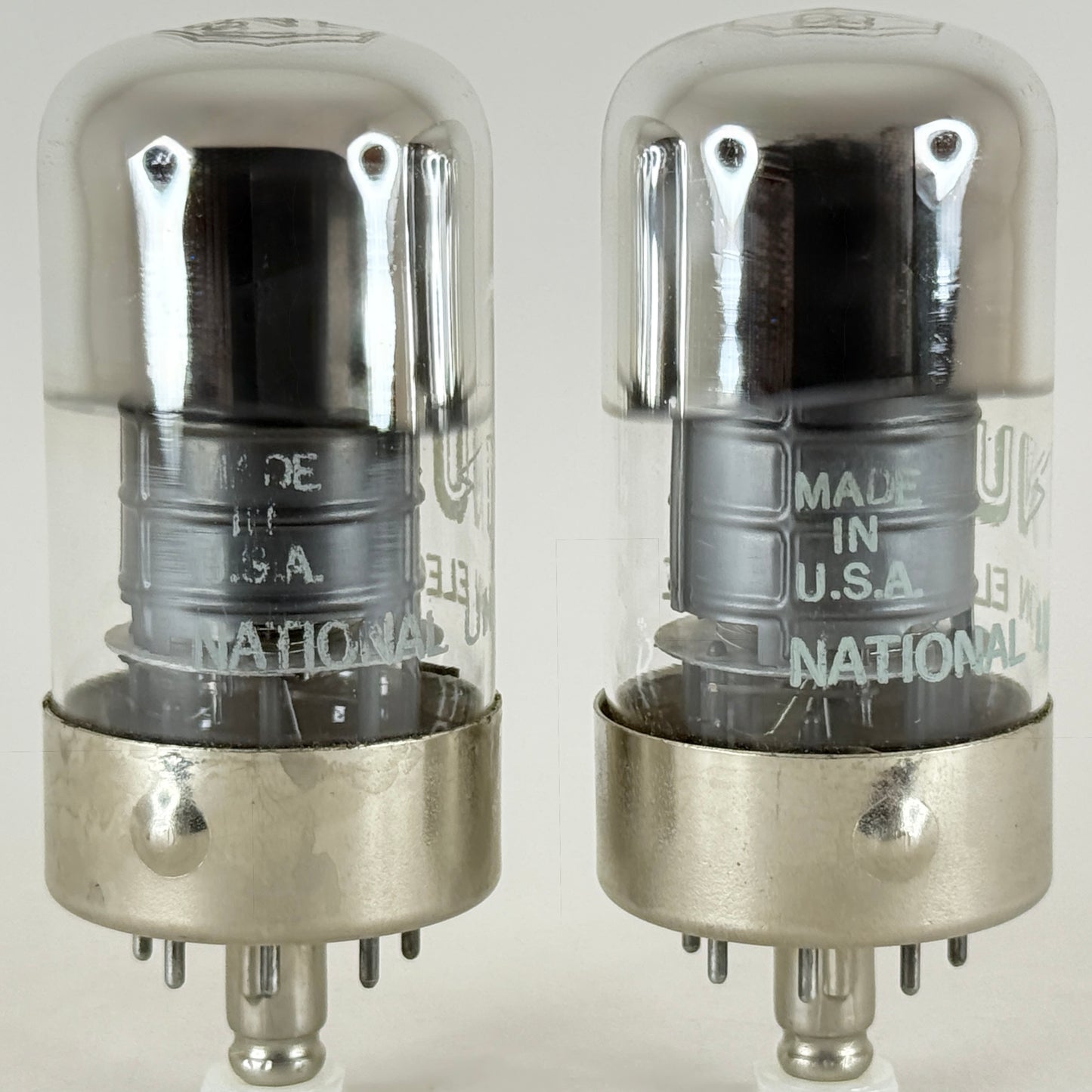 Tested Matched Pair National Union 7A8 Tubes and Boxes Codes LU Loctal Tubes (a)