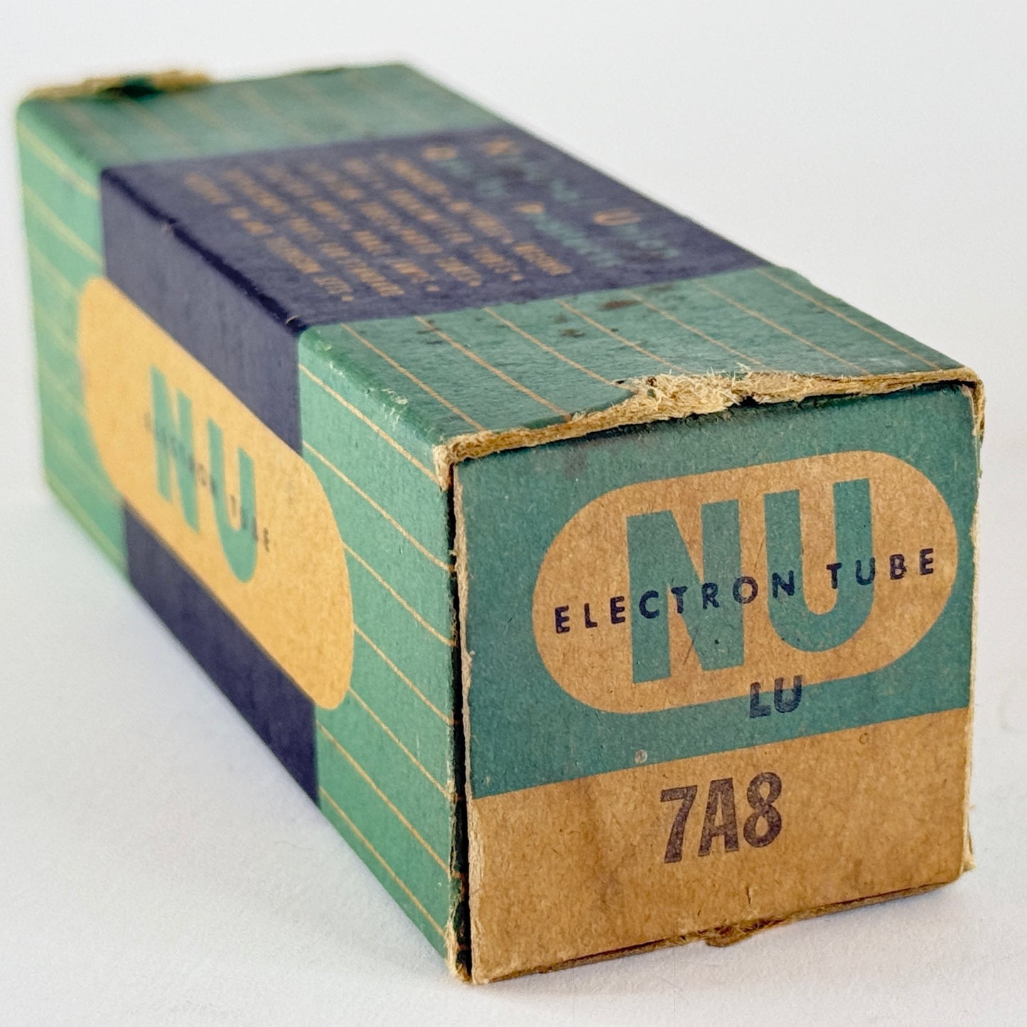 (1) Tested National Union 7A8 Tube with Box Code LU Loctal Octode Converter (b)