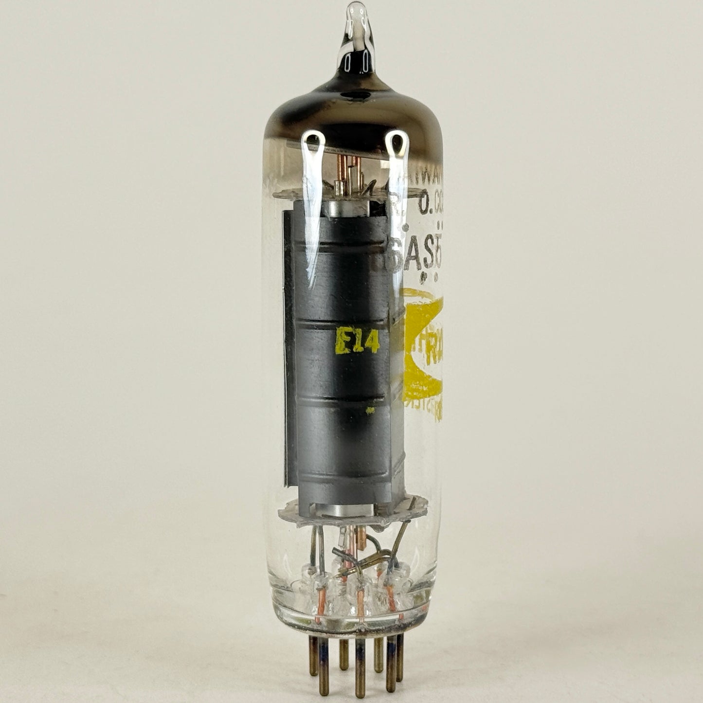 (1) Tested Raytheon 6AS5 Tube with Box Made in Taiwan Date Code E14 Pentode Tube