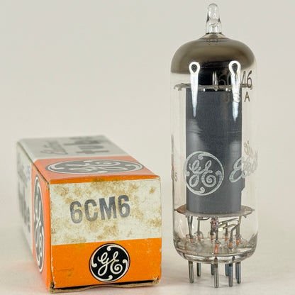 (1) Tested Strong GE 6CM6 Tube with Box Date Code JF Power Amplifier Tetrode (b)
