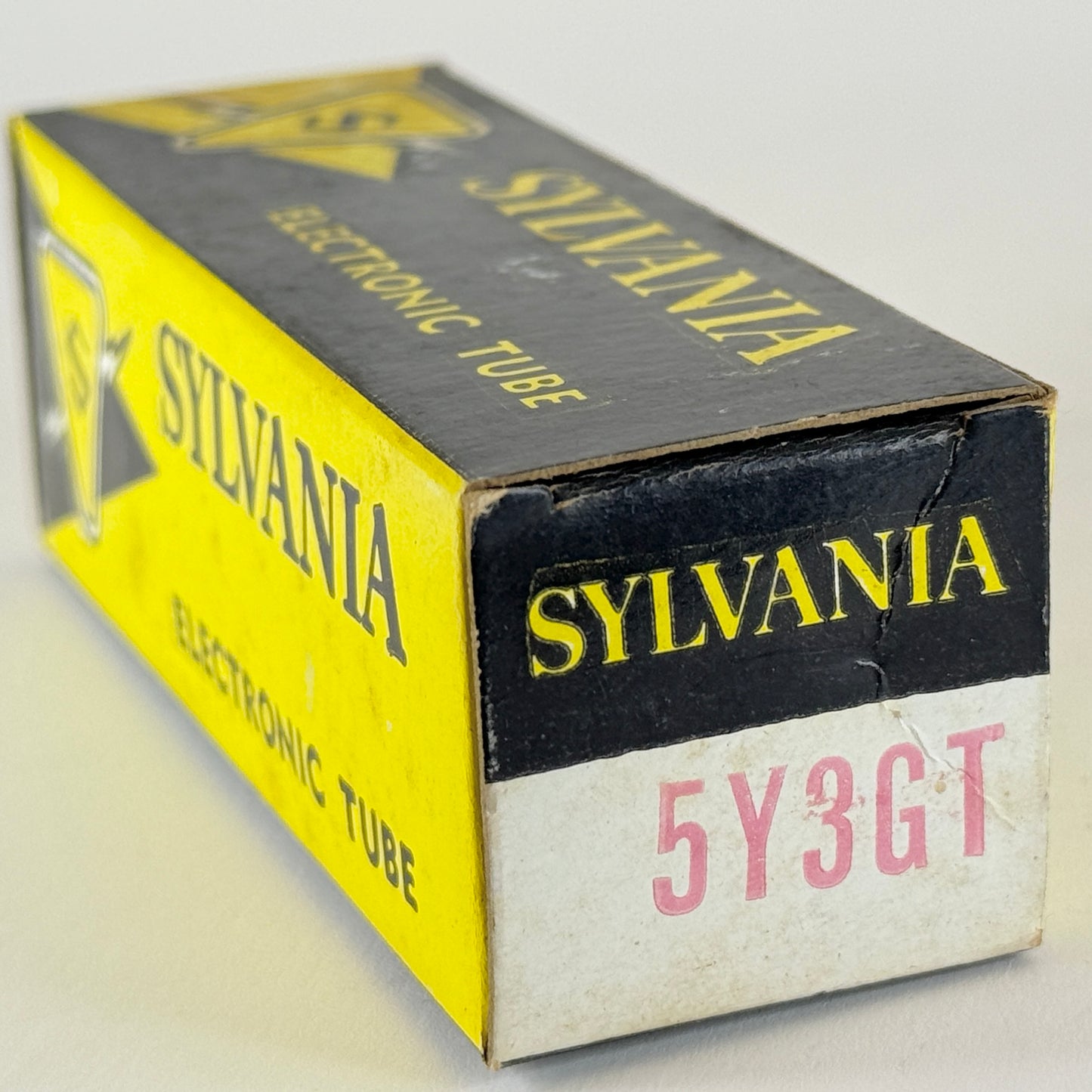 (1) Tested Sylvania 1971 5Y3GT Tube Red Letters & Box fe DDF Full Wave Rectifier