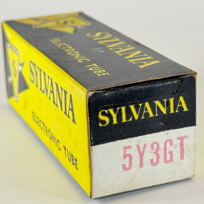 (1) Tested Sylvania 1971 5Y3GT Tube Red Letters & Box fe DDF Full Wave Rectifier