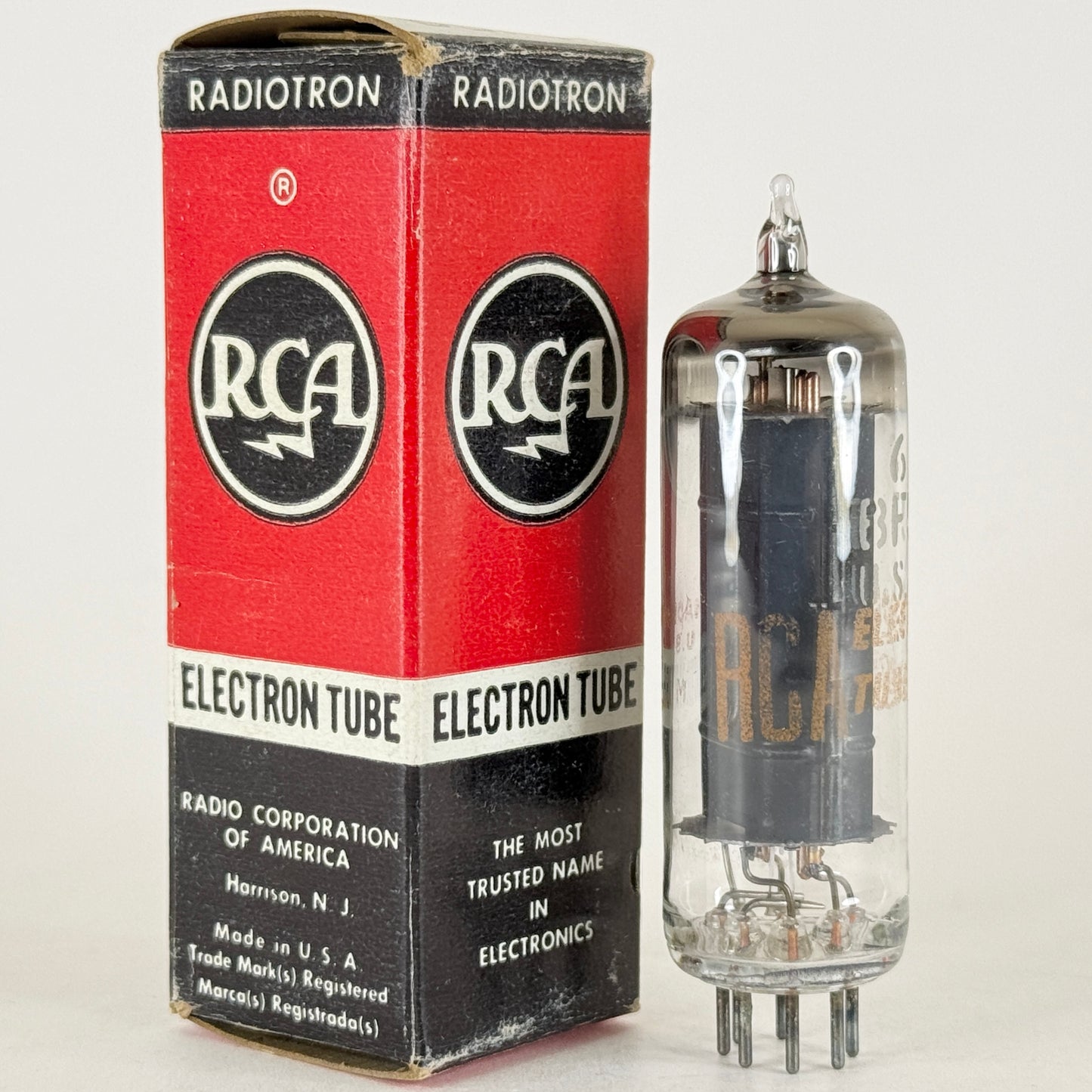 (1) Tested 1962 RCA 6BF5 Tube with Box Date Code MT Pentode Vacuum Tube