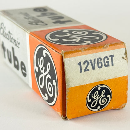 (1) Tested GE 12V6GT Tube with Box Code FI General Electric Beam Power Tube