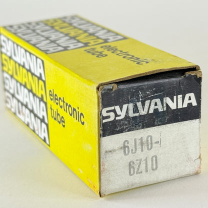 (1) Tested Sylvania 6Z10 6J10 Tube with Box Power Pentode 6Z10 Tube (a)