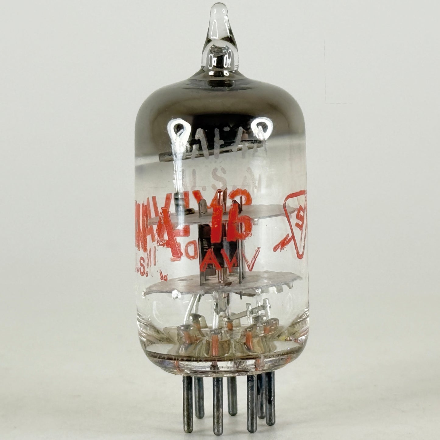(1) Tested 1964 Sylvania 6AF4A Tube Red Letters with Box Code lb AVV Triode 6AF4