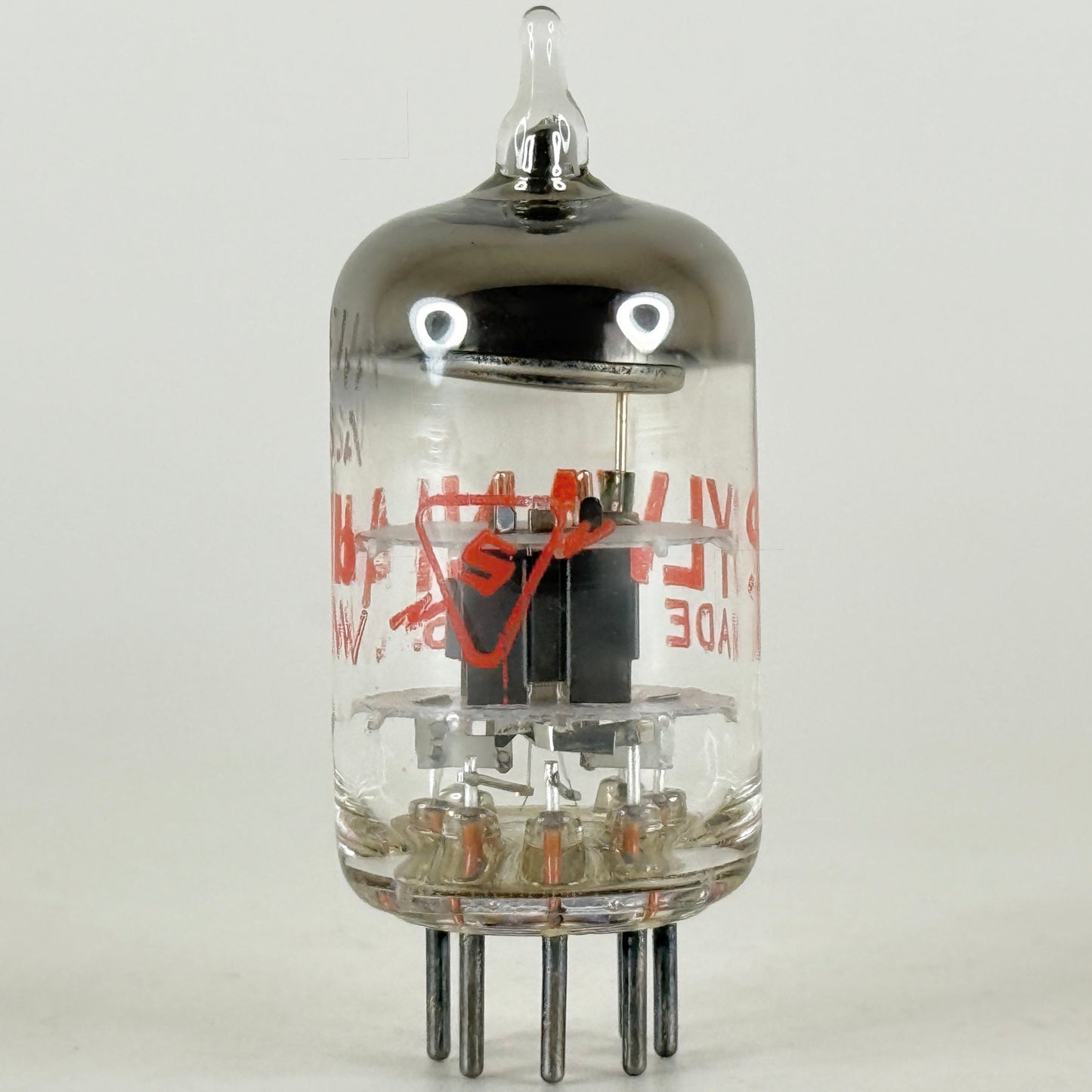 (1) Tested 1964 Sylvania 6AF4A Tube Red Letters with Box Code lb AVV Triode 6AF4