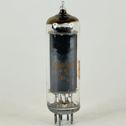 (1) Tested 1968 RCA 6CU5 with Box Code CB Black Plate Beam Power Pentode Tube