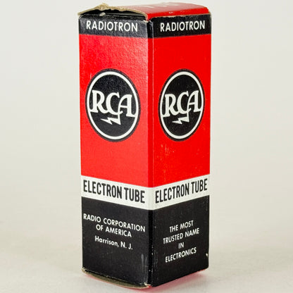 (1) Tested 1968 RCA 6CU5 with Box Code CB Black Plate Beam Power Pentode Tube
