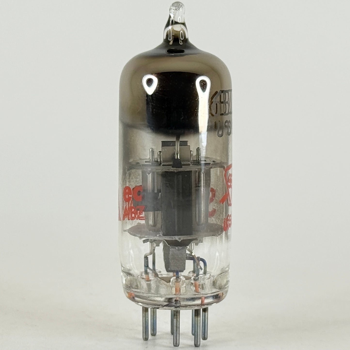 (1) Tested 1970 Sylvania 6BZ6 Tube Red Letters with Box Code ec ABZ Pentode