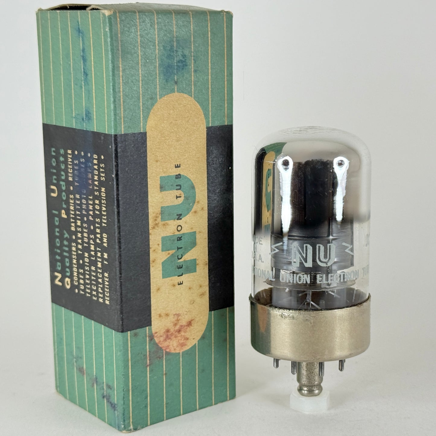 (1) Tested National Union 7Q7 Tube with Box Code JC Pentagrid Converter Loctal