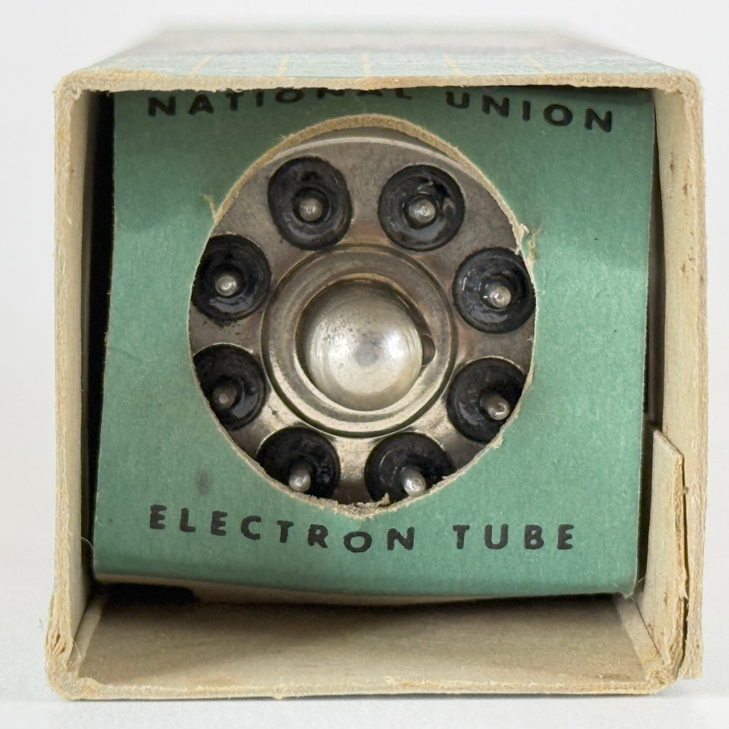 (1) Tested National Union 7Q7 Tube with Box Code JC Pentagrid Converter Loctal