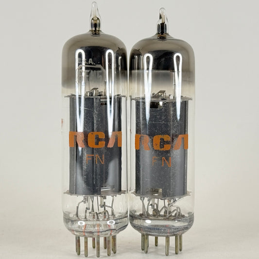 Tested Matched 1976 Pair RCA 6EM5 Tubes Date Codes FN Beam Power Vacuum Tubes