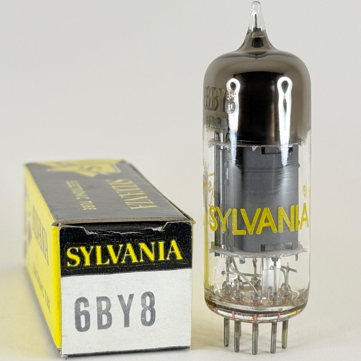 (1) Tested Sylvania 6BY8 Tube with Box Date Code de EJV Diode Pentode Tube