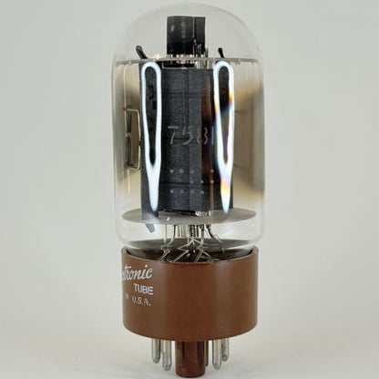 (1) Tested GE 7581 Tube Brown Base Date Code 61-17 GE Type 7581 Tetrode Tube