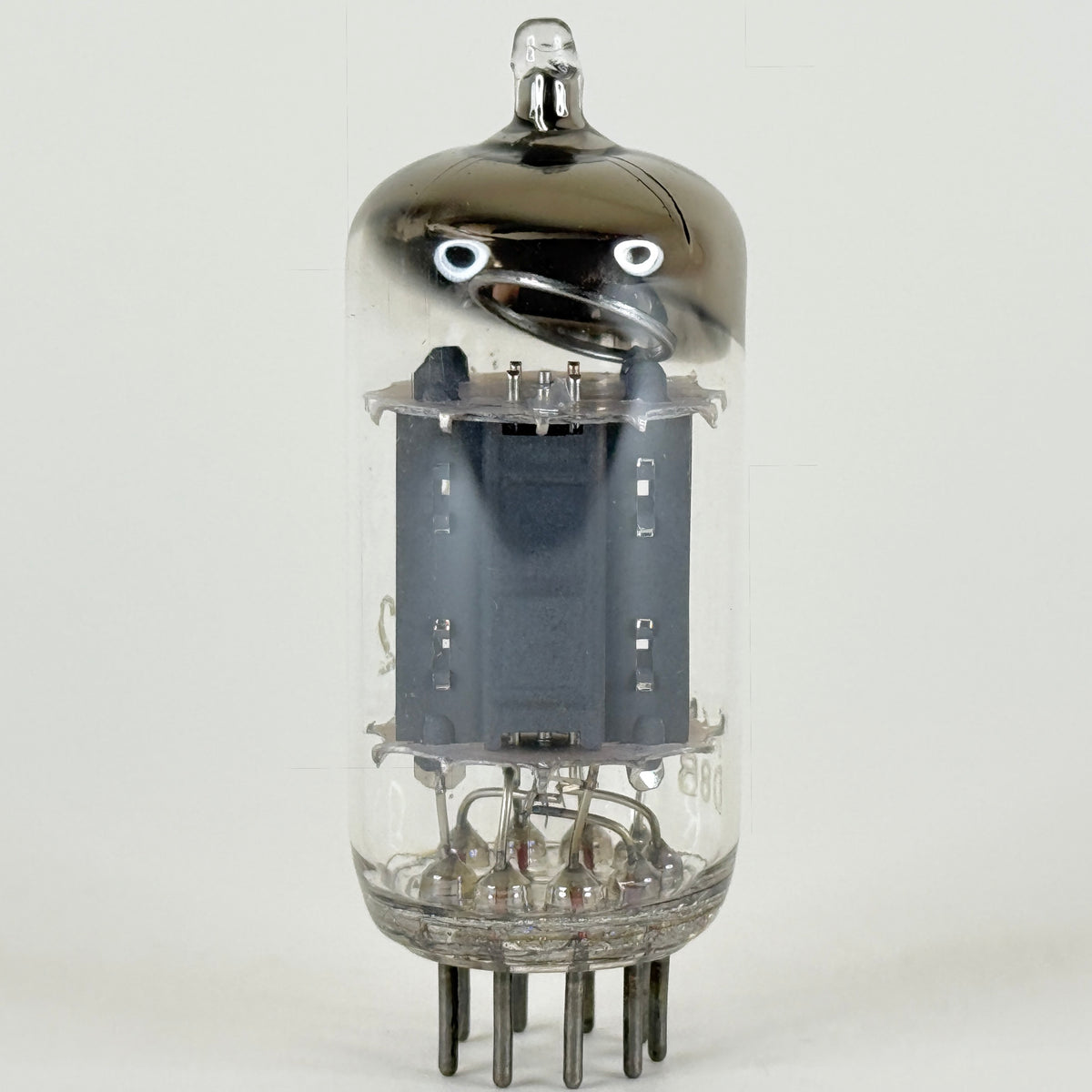 (1) Tested Valvo 12AU7 ECC82 Tube K62 D8B Gray Plates Tilted O Getter 12AU7 Tube
