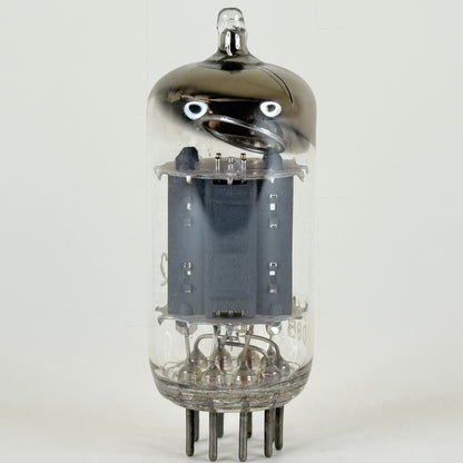 (1) Tested Valvo 12AU7 ECC82 Tube K62 D8B Gray Plates Tilted O Getter 12AU7 Tube