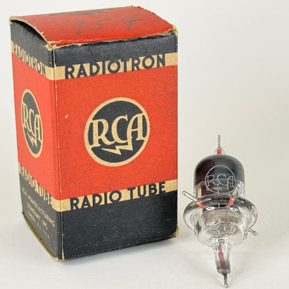 (1) Tested RCA 954 Tube Acorn Tube with Box Code H1E Pentode Vacuum Tube (a)
