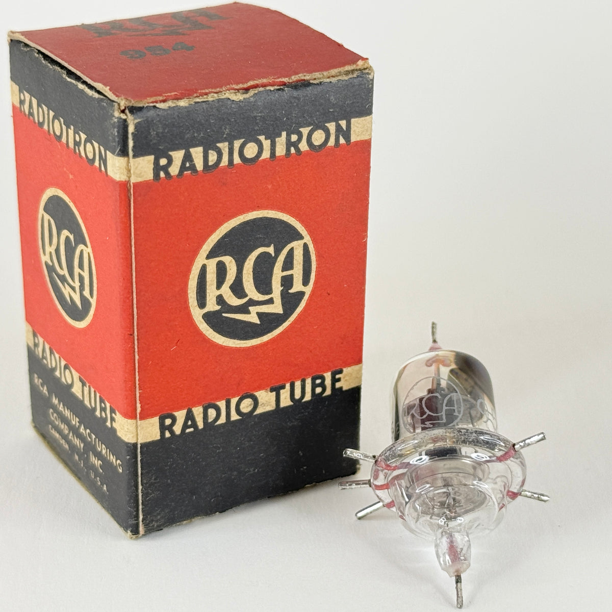(1) Tested RCA 954 Tube with Box RCA Acorn Tube Code H1E Pentode Vacuum Tube (c)