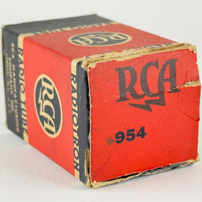 (1) Tested RCA 954 Tube and Box Acorn Tube Code H1E RCA Pentode Vacuum Tube (d)