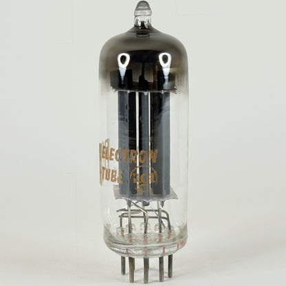 (1) Tested RCA 6CG7 Tube Date Code LZ  Grey Plates Round Halo Getter Vacuum Tube