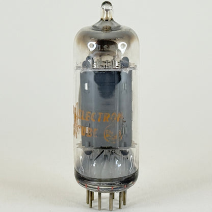 (1) Tested RCA 6CG7 Tube Date Code MW Grey Plates Side Square Getter Vacuum Tube