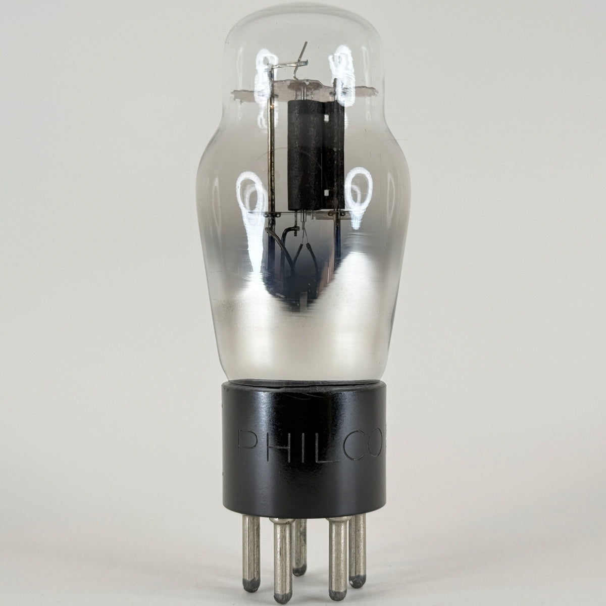 (1) Tested Philco Type 37 Tube Date Code P6 Engraved Base Medium Mu Triode Tube