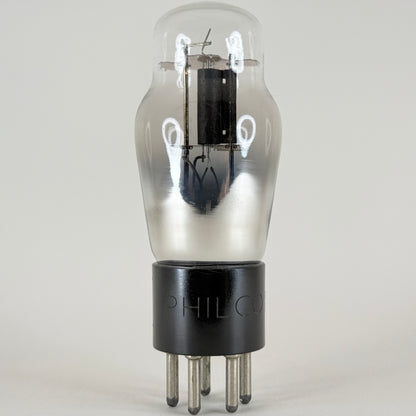 (1) Tested Philco Type 37 Tube Date Code P6 Engraved Base Medium Mu Triode Tube