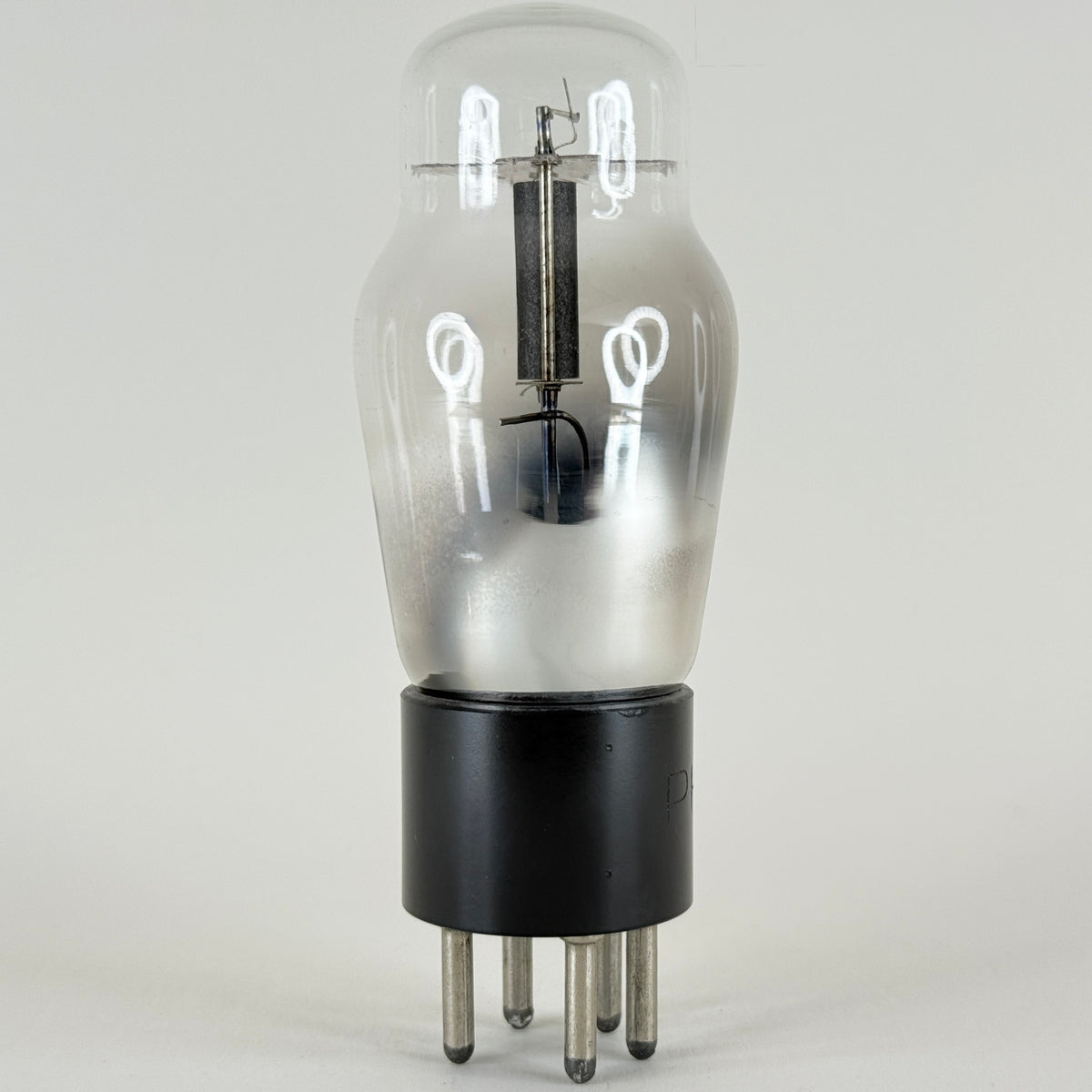 (1) Tested Philco Type 37 Tube Date Code P6 Engraved Base Medium Mu Triode Tube
