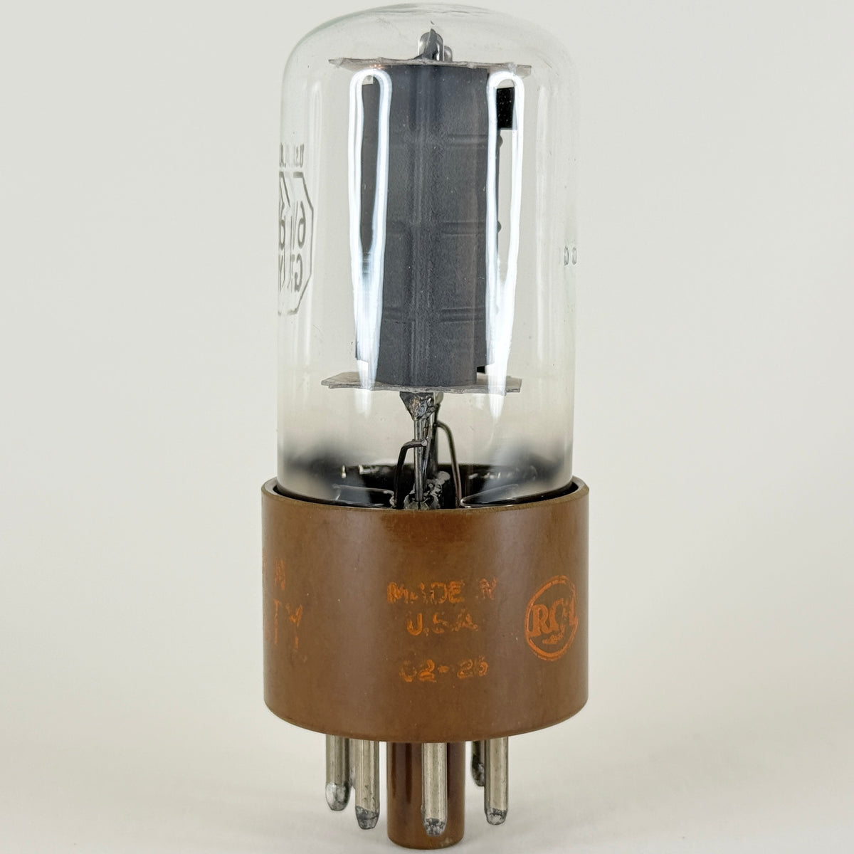 (1) Tested RCA JAN 6V6GTY Tube Code 62-26 Dual D Getters Mil Spec 6V6GT Tube