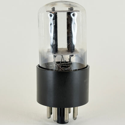 (1) Tested RCA 6SN7GTB Tube Code KR Black Offset Plates Bottom D Getter 6SN7GT