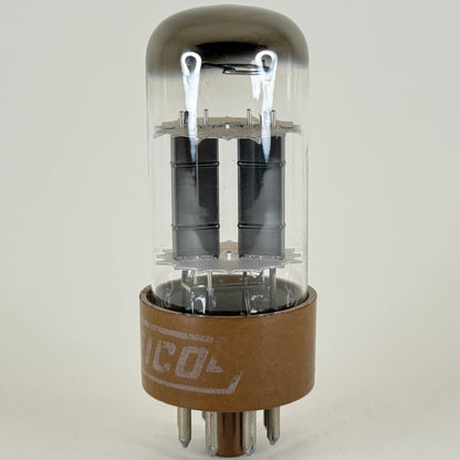 (1) Tested Eico 6SN7 Tube Brown Base (Tung Sol 6SN7WGTA Equivalent) Tall Bottle Halo Getter