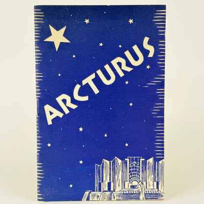 Original 1933 Chicago World's Fair Arcturus Radio Tube Co. Booklet Arcturus Star
