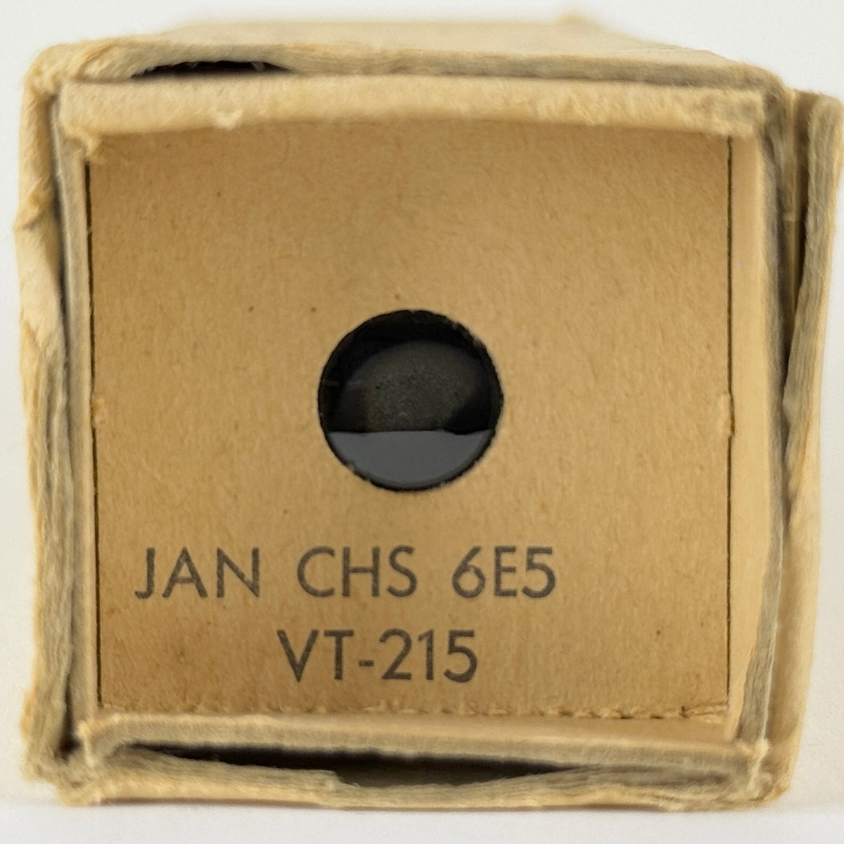 (1) NOS Tested 1944 Sylvania JAN CHS 6E5 Eye Tube Mil Spec VT-215 6E5 Tube (b)