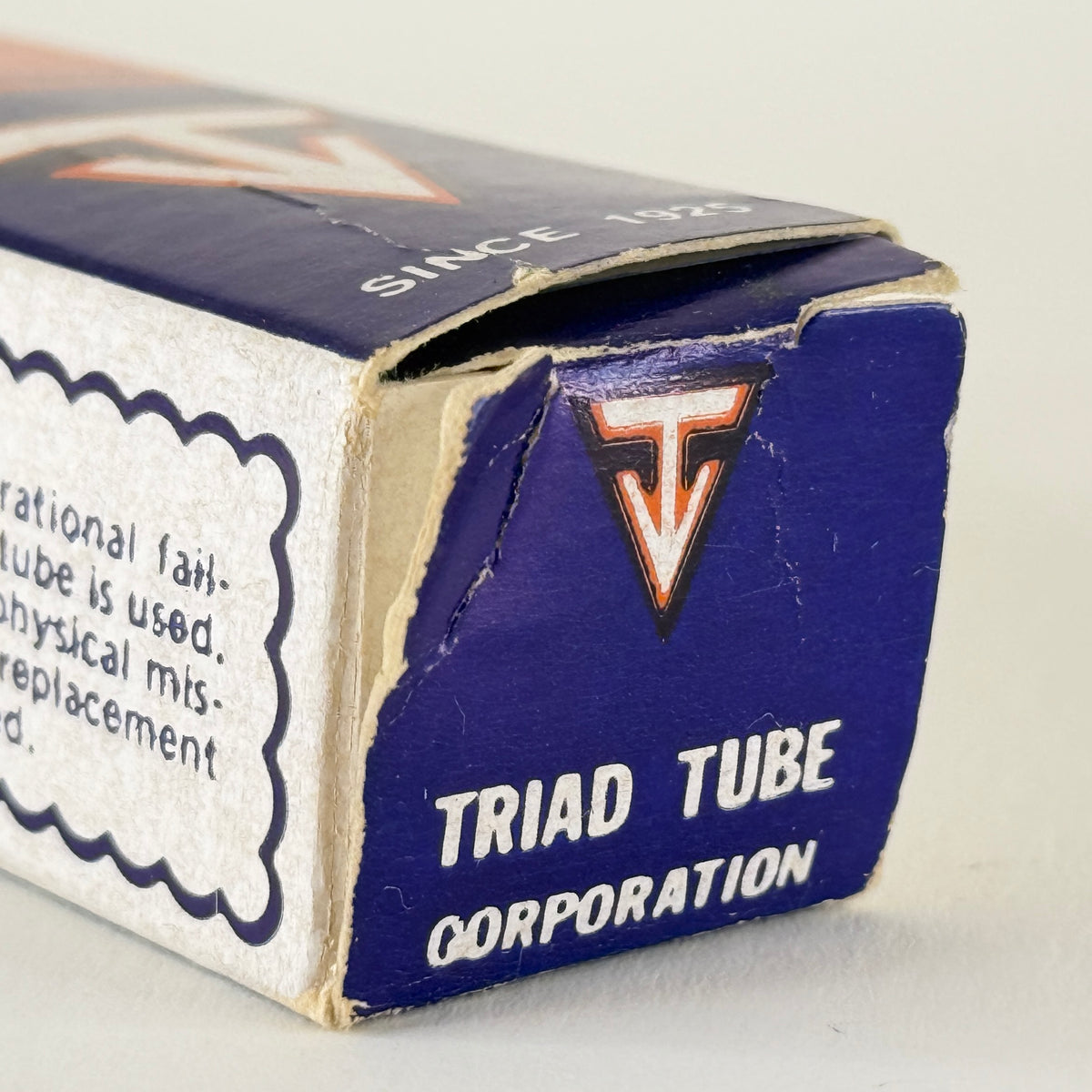 (1) Tested Triad 6AU6 Tube with Box Sharp Cutoff Pentode Vacuum Tube
