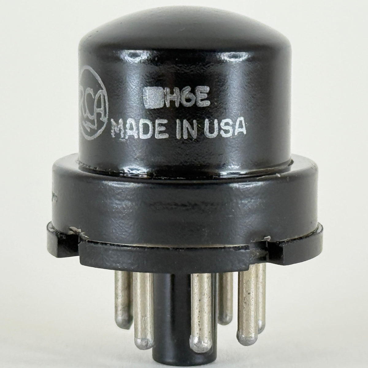 (1) Tested 1944 RCA JRC 6H6 Tube with Box Code H6E Mil Spec Twin Diode Tube
