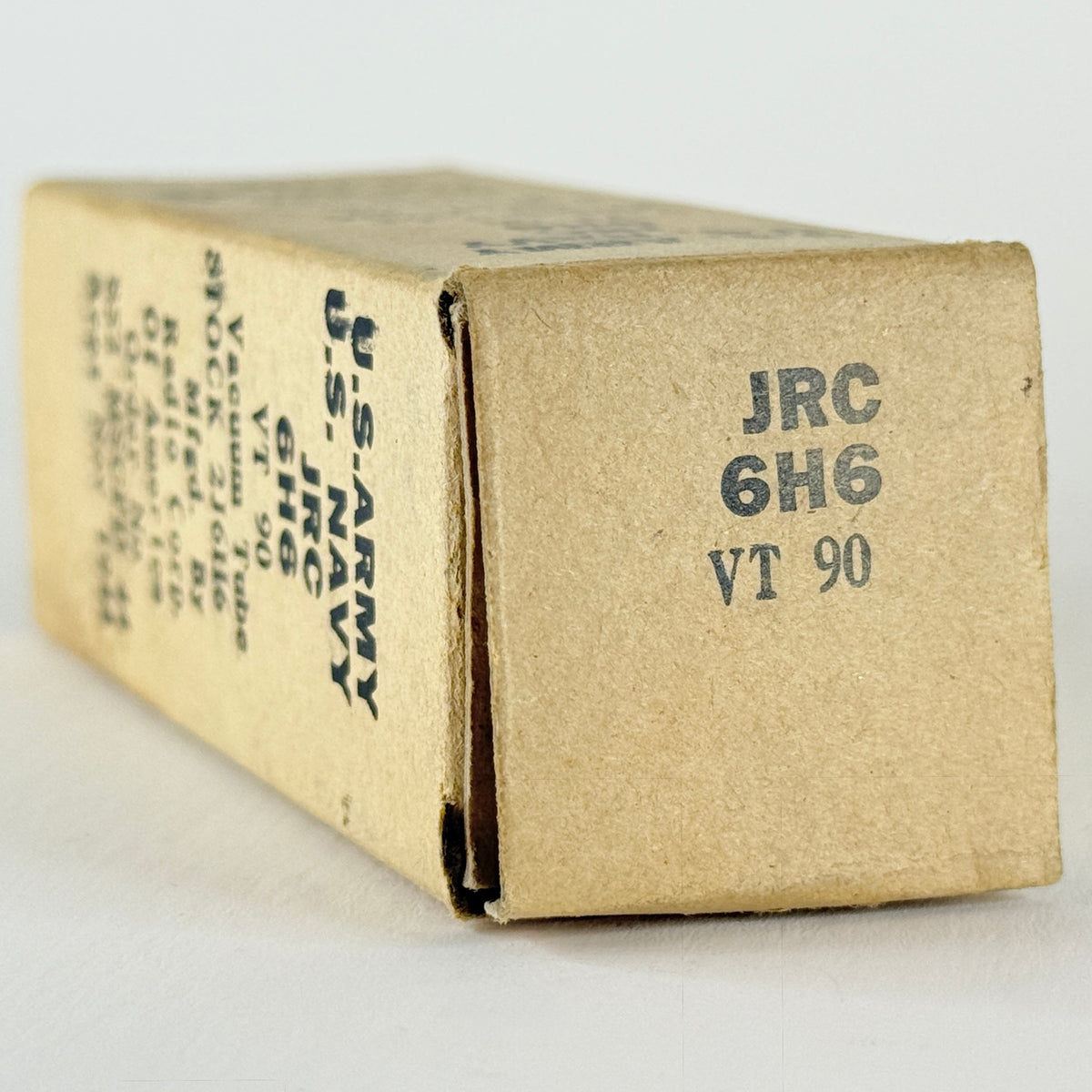 (1) Tested 1944 RCA JRC 6H6 Tube with Box Code H6E Mil Spec Twin Diode Tube