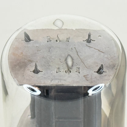 (1) Tested RCA 6SN7GTB Tube Black Plates Side Square Getter Code 58-04 6SN7 GT