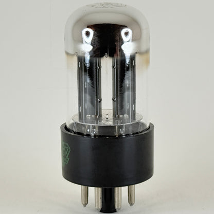 (1) Tested Wells Gardner 6SN7GTB Tube Chrome Dome Black Plates Code EC 6SN7GT