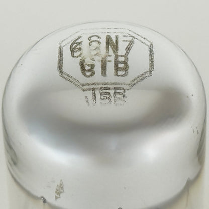 (1) Tested Zenith 6SN7GTB Tube Code 613 Black Plates Chrome Sylvania EIA 6SN7 GT