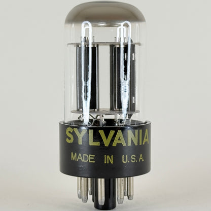 (1) Tested Balanced Sylvania 6SN7GTB Tube Chrome Dome Code ig BHE 6SN7GT