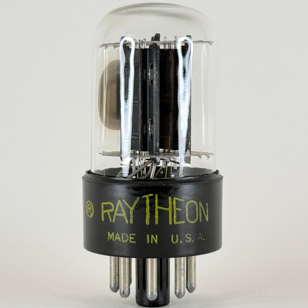 (1) Tested Raytheon 6SN7GTB Tube Short Bottle Horseshoe Getter Code C02 6SN7GT