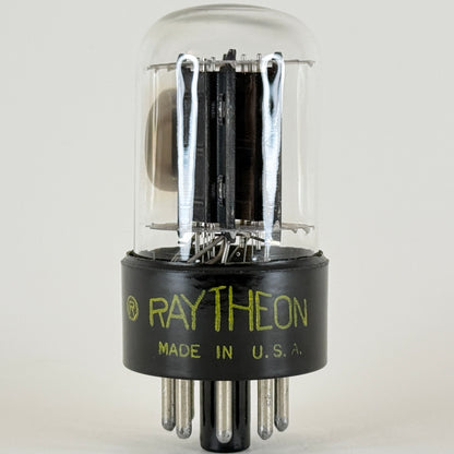 (1) Tested Raytheon 6SN7GTB Tube Short Bottle Horseshoe Getter Code C02 6SN7GT