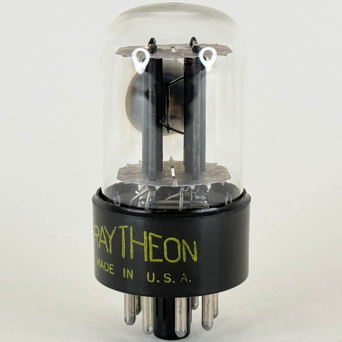 (1) Tested Raytheon 6SN7GTB Tube Short Bottle Horseshoe Getter Code C02 6SN7GT