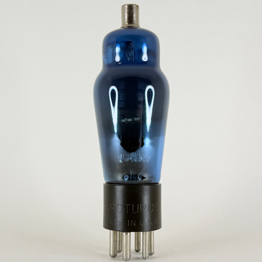 (1) Tested Arcturus Type 57 Tube Shouldered Blue Arcturus Pentode Detector (c)