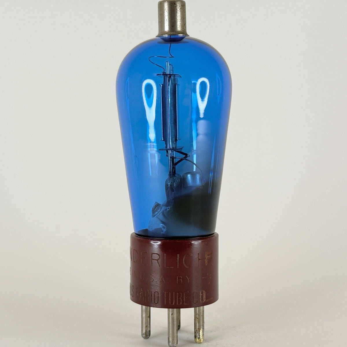 Wunderlich A by Arcturus Tube 2.5V with 5 Pins and Grid Cap Blue Globe Tube (n)