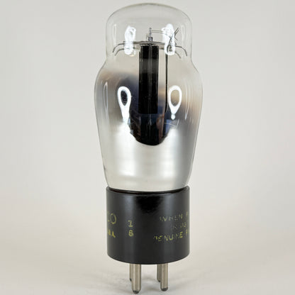 (1) Tested Philco Type 45 Tube Foil D Getter Code 1S 45 Amplifier Vacuum Tube