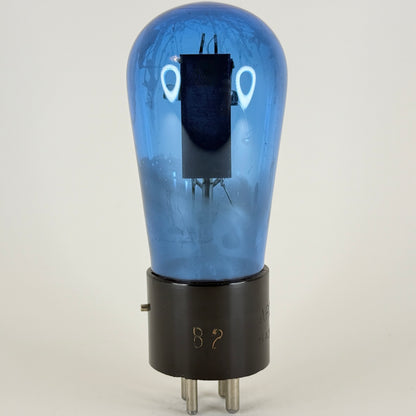 (1) Tested Balanced Arcturus Type 82 Tube Blue Arcturus Rectifier Globe Tube (b)