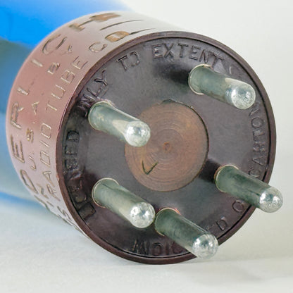 Wunderlich A by Arcturus Tube 5 Pins 2.5V with Grid Cap Blue Globe Tube (m)